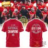 Ohio State Buckeyes College Football 2024 9X National Champions 3D T-Shirt