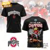 Ohio State Buckeyes Cotton Bowl Champions Red 3D T-Shirt