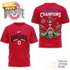 Ohio State Buckeyes Cotton Bowl Champions White 3D T-Shirt