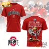 Ohio State Buckeyes Cotton Bowl Champions White 3D T-Shirt