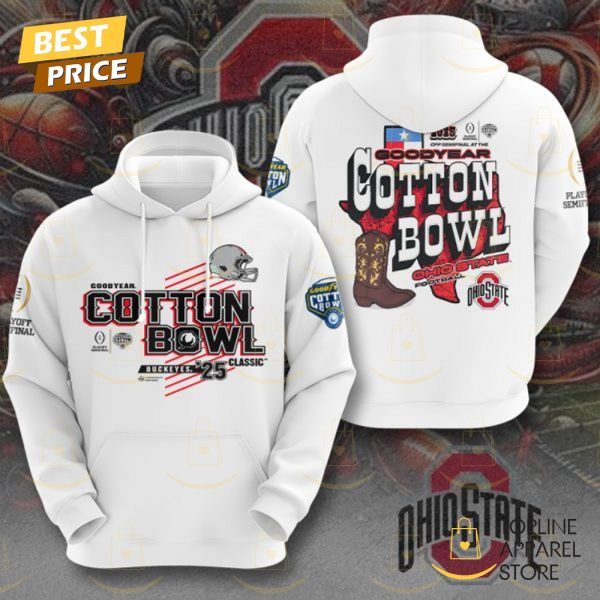 Ohio State Buckeyes Good Year Cotton Bowl 2025 Hoodie