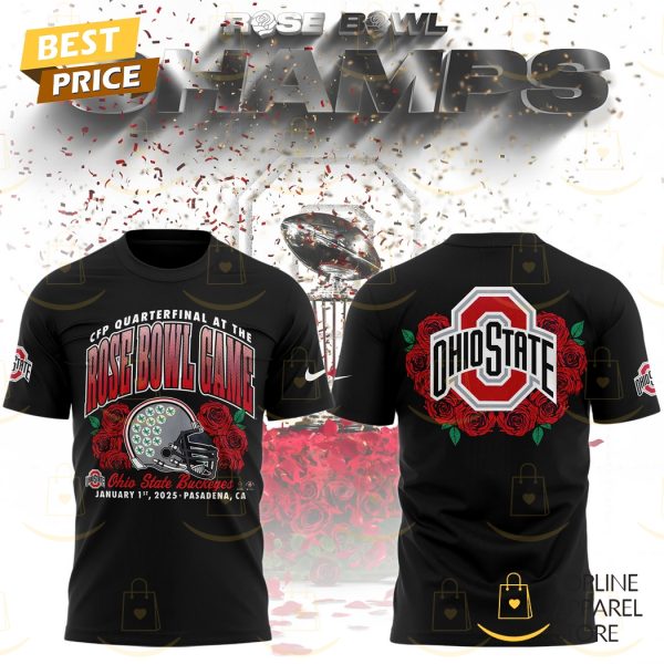 Ohio State Buckeyes Rose Bowl Game 3D T-Shirt