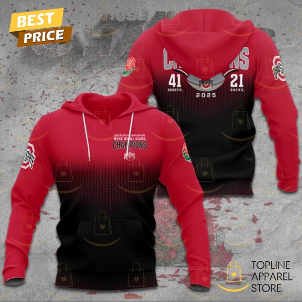 Ohio State Buckeyes Rose Bowl Game Champions Hoodie