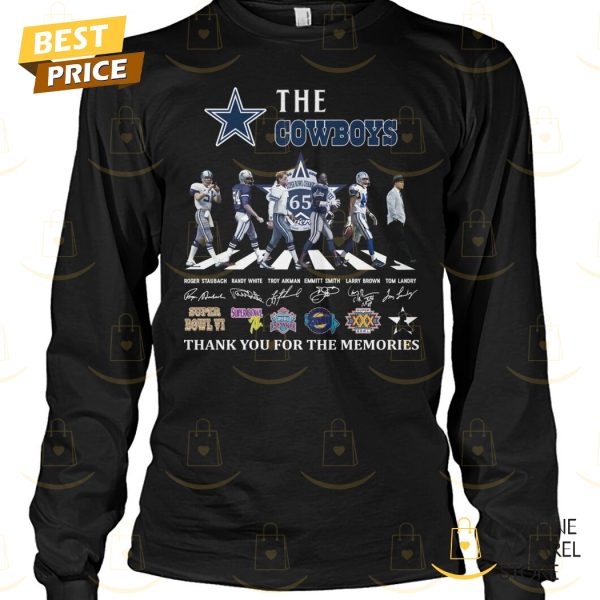 The Dallas Cowboys 65 Anniversary Signature Thank You For The Memories Unisex T-Shirt