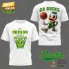 Oregon Ducks Basketball Go Ducks 3D T-Shirt – Black