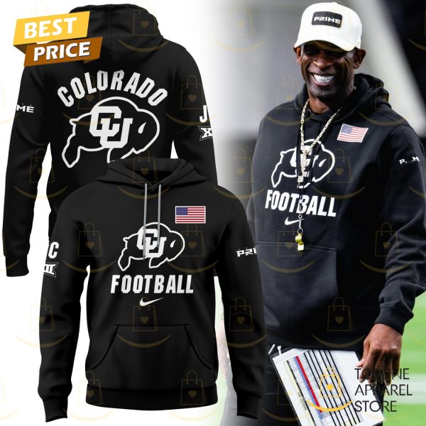 Coach Prime Wearing Colorado Buffaloes Football Hoodie