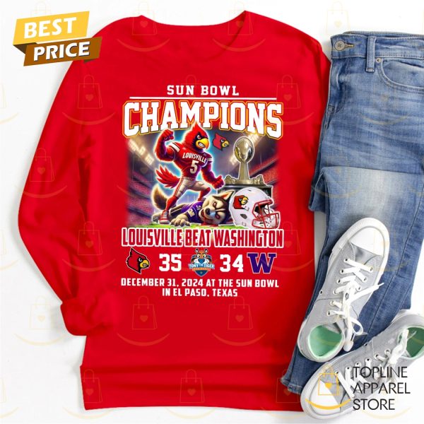 Sun Bowl Champions Louisville Cardinals Beat Washington Unisex T-Shirt