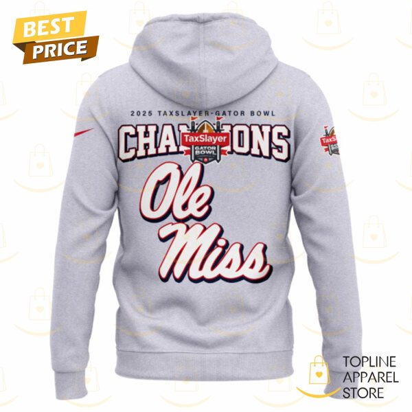 Ole Miss Rebels Taxslayer Gator Bowl Champions 2025 Hoodie