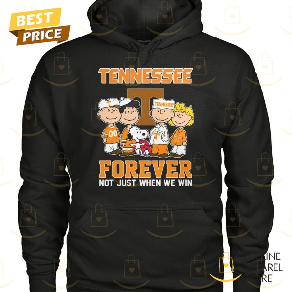 Tennessee Volunteers x Peanuts Forever Not Just When We Win Unisex T-Shirt