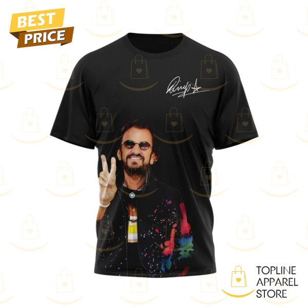 Ringo Starr 2025 Us Tour Signature 3D T-Shirt