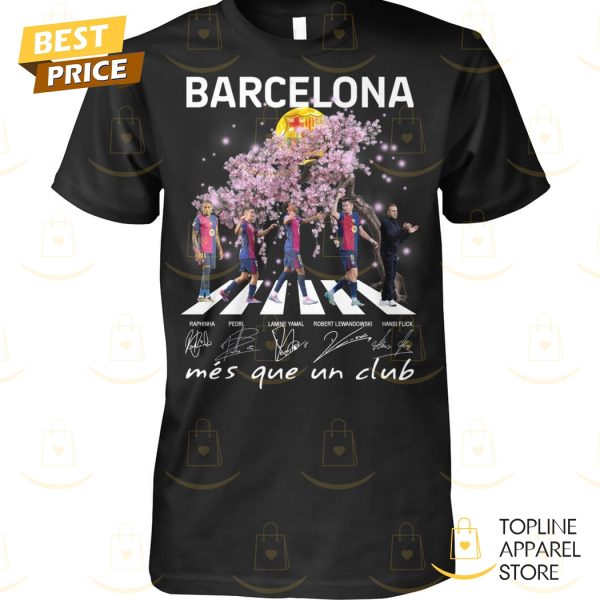 Barcelona Mes Que Un Club Signature Unisex T-Shirt