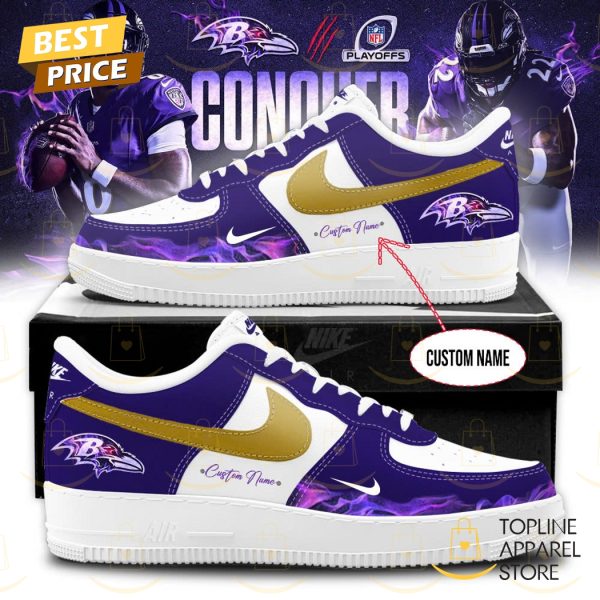 Personalized Baltimore Ravens Air Force 1