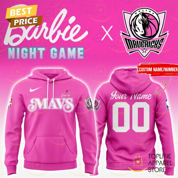 Personalized Dallas Mavericks Basketball x Barbie 2025 Hoodie