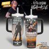 Personalized Alan Jackson Livin On Love Buyin One Time Tumbler With Handle And Straw