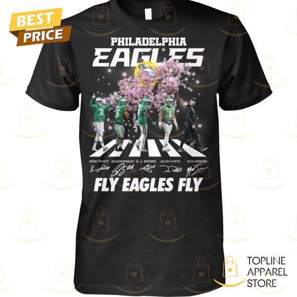 Philadelphia Eagles – Fly Eagles Fly Signature Unisex T-Shirt