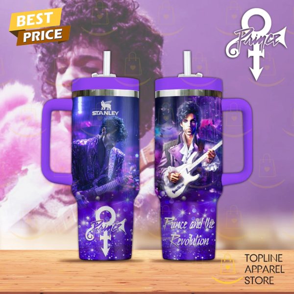 Prince And The Revolution Tumbler With Handle And Straw