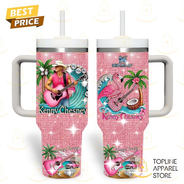 Kenny Chesney Tumbler With Handle And Straw