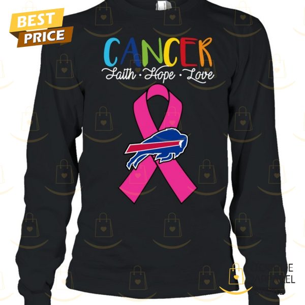 Buffalo Bills Cancer Faith – Hope – Love Unisex T-Shirt