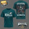 Ready To Roll NFC Champions Philadelphia Eagles 3D T-Shirt – Black