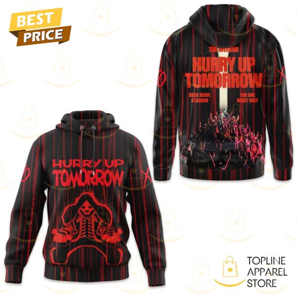 The Weeknd Hurry Up Tomorrow Rose Bowl Stadium Hoodie