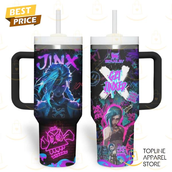 Jinx – Get Jinxed Tumbler With Handle And Straw