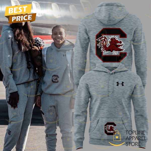 South Carolina Gamecocks Women Basketball Grey Hoodie