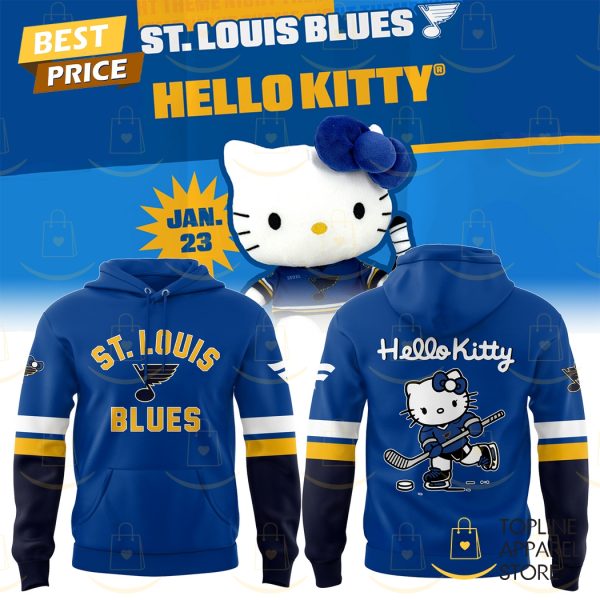 St Louis Blues x Hello Kitty Hoodie – Blue