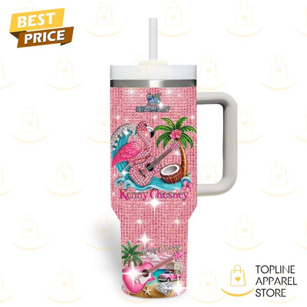 Kenny Chesney Tumbler With Handle And Straw