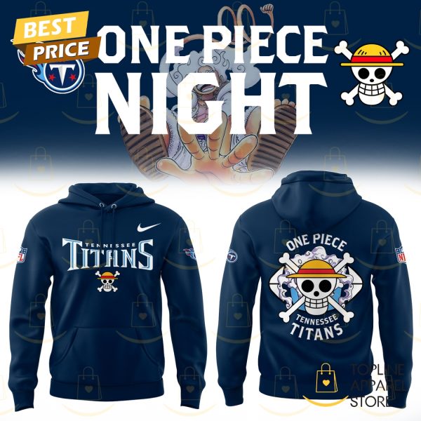 Tennessee Titans x One Piece Blue Hoodie