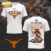 Texas Longhorns Cotton Bowl Champions 3D T-Shirt – Black