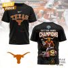 Texas Longhorns Cotton Bowl Champions 3D T-Shirt – Orange