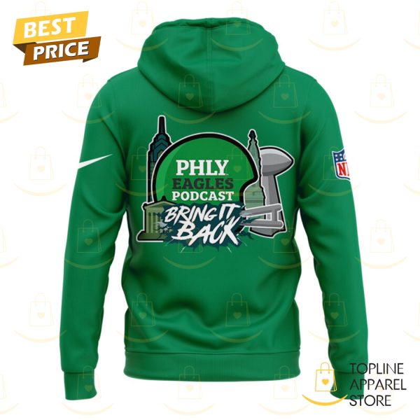 Philadelphia Eagles Podcast Bring It Black Hoodie