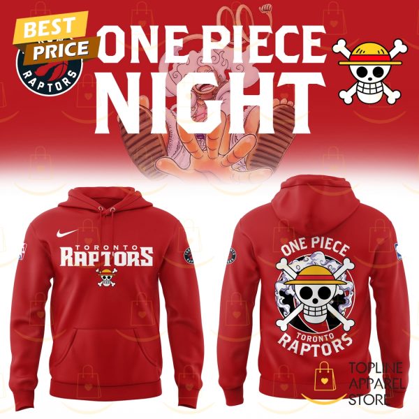 Toronto Raptors Basketball x One Piece Night Hoodie