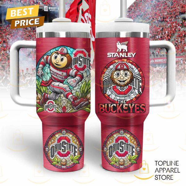 Ohio State Buckeyes – The Buckeyes Tumbler With Handle And Straw