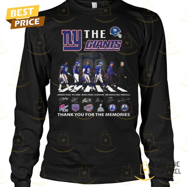 The New York Giants 100 Years Signature Thank You For The Memories Unisex T-Shirt