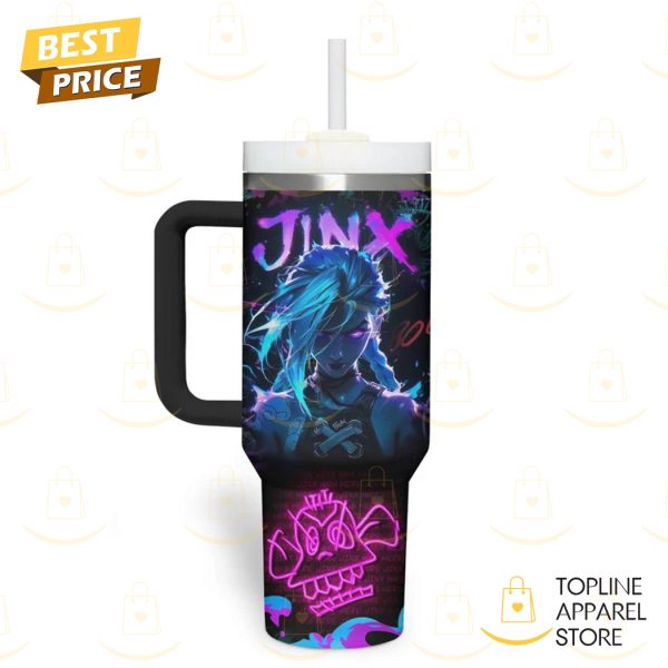 Jinx – Get Jinxed Tumbler With Handle And Straw