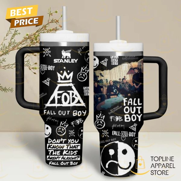 Fall Out Boy – The Kids Arent Alright Tumbler With Handle And Straw