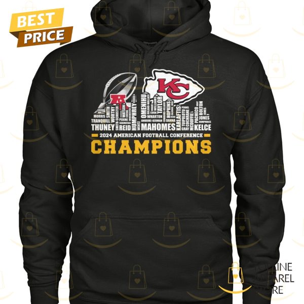Kansas City Chiefs 2024 American Football Conference Champions Unisex T-Shirt