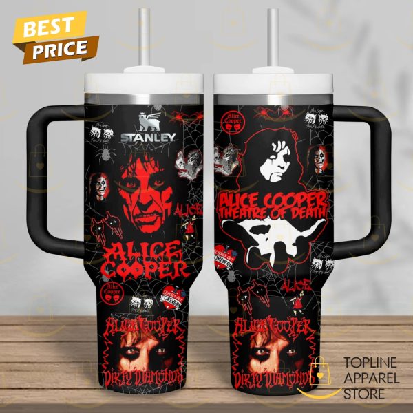 Alice Cooper Theatre Of Death Tumbler With Handle And Straw