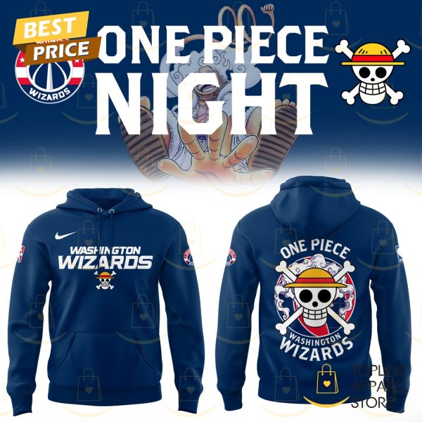 Washington Wizards x One Piece Night Hoodie