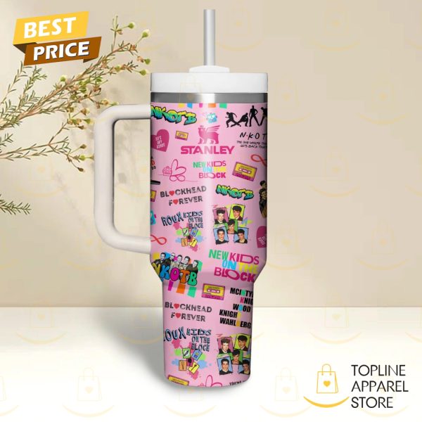 New Kids On The Block – Blockhead Forever Tumbler With Handle And Straw