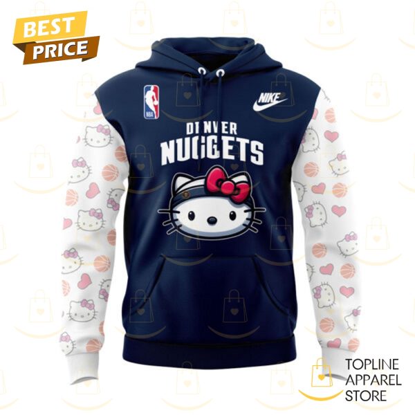 Denver Nuggets Basketball x Hello Kitty Logo Hoodie