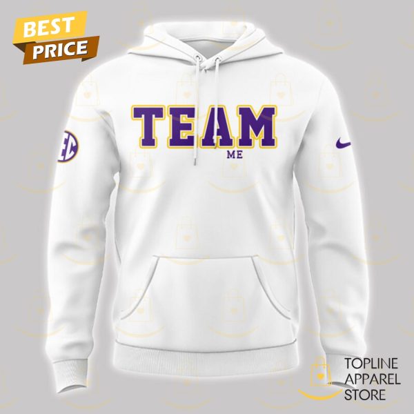 LSU Tigers – Team Me Design Hoodie – White