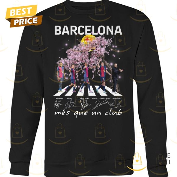 Barcelona Mes Que Un Club Signature Unisex T-Shirt