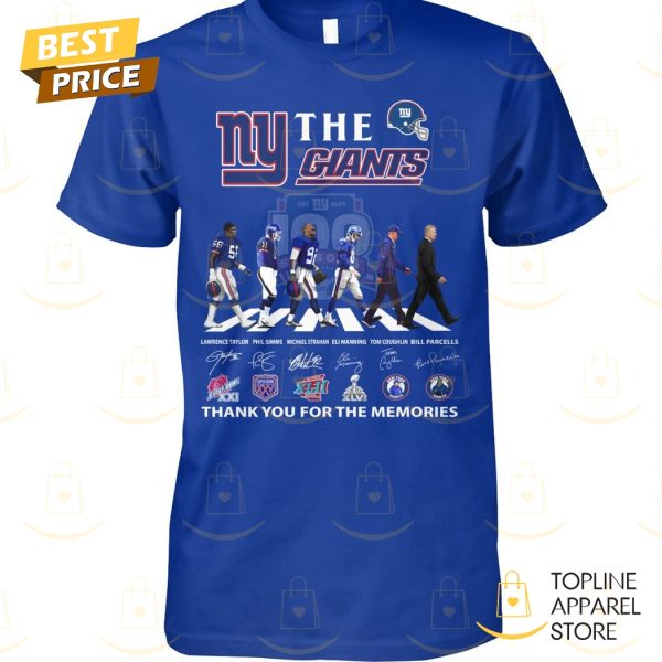 The New York Giants 100 Years Signature Thank You For The Memories Unisex T-Shirt