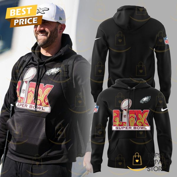 Philadelphia Eagles Super Bowl LIX Special Design Hoodie – Black