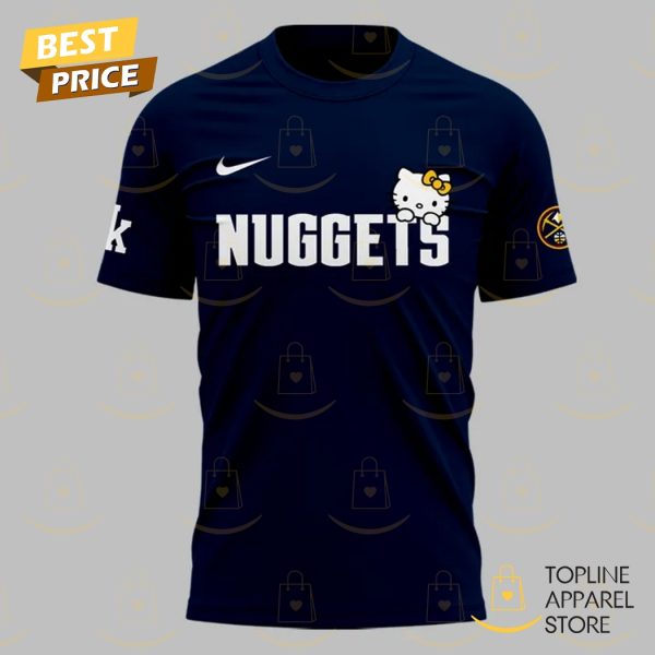 2025 Denver Nuggets Basketball x Hello Kitty Night 3D T-Shirt