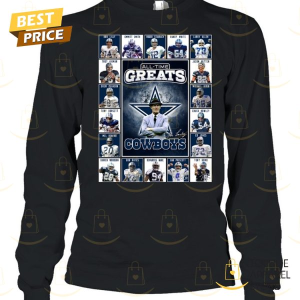 All-Time Greats Dallas Cowboys Signature Unisex T-Shirt