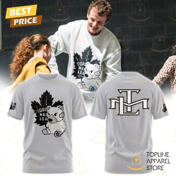 2025 Toronto Maple Leafs Grey 3D T-Shirt