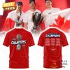 2025 4 Nations Face Off Champions Canada 3D T-Shirt – White